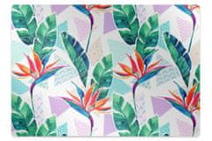 Decormat Podloga za pisalni stol Tropical flora 120x90 cm 
