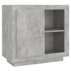 Vidaxl Omara, siv beton, 80x40x75 cm