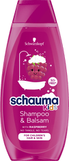 Schauma Kids šampon za lase in telo, malina, 400 ml