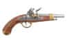 Pištola Napoleon (zgodovinsko orožje XVI-XIX st.) - les, kovina, 35cm, 749g