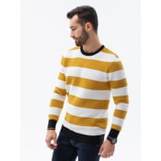 OMBRE Moški pulover IVAN mustard MDN23805 XXL