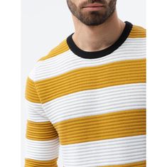 OMBRE Moški pulover IVAN mustard MDN23805 XXL