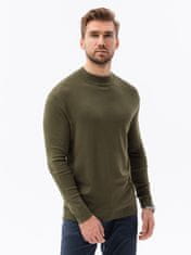 OMBRE Moški pulover Luca V4 temno olivno M