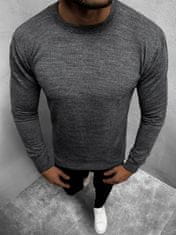 Ozonee Moški pulover Votlo temno siva XL