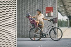 Bellelli B-ONE CLAMP LUX otroški sedež za kolo s pritrditvijo na kolesarski nosilec sive barve