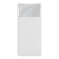 BASEUS powerbank Bipow 30000mAh, 2xUSB, USB-C, 15W (bela)