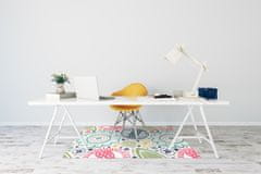 Decormat Podloga za pisalni stol Colorful flowers 120x90 cm 