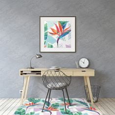 Decormat Podloga za pisalni stol Tropical flora 120x90 cm 