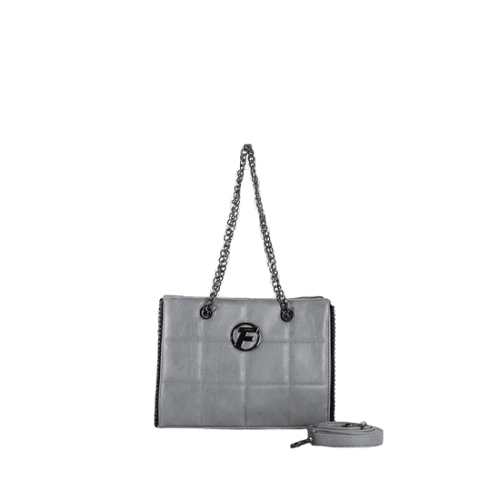 F & B Ženska torba za čez ramo s snemljivo naramnico LIPA siva OW-TR-7261_391217