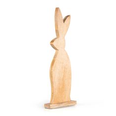 Homla Dekorativni leseni zajček TOBY 70x25 cm